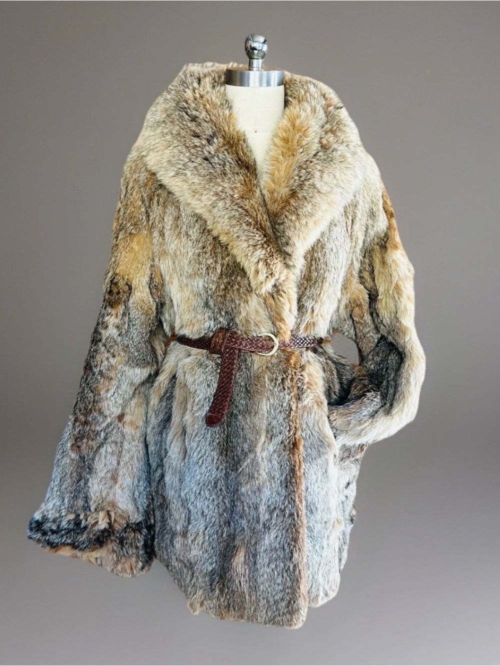 GORGEOUS CANADIAN LYNX FUR Stroller Coat SOFT Not Chinchilla Coyote Fox Sable